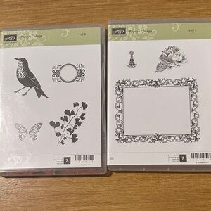 Stampin' Up! Papaya Collage Stamp Set